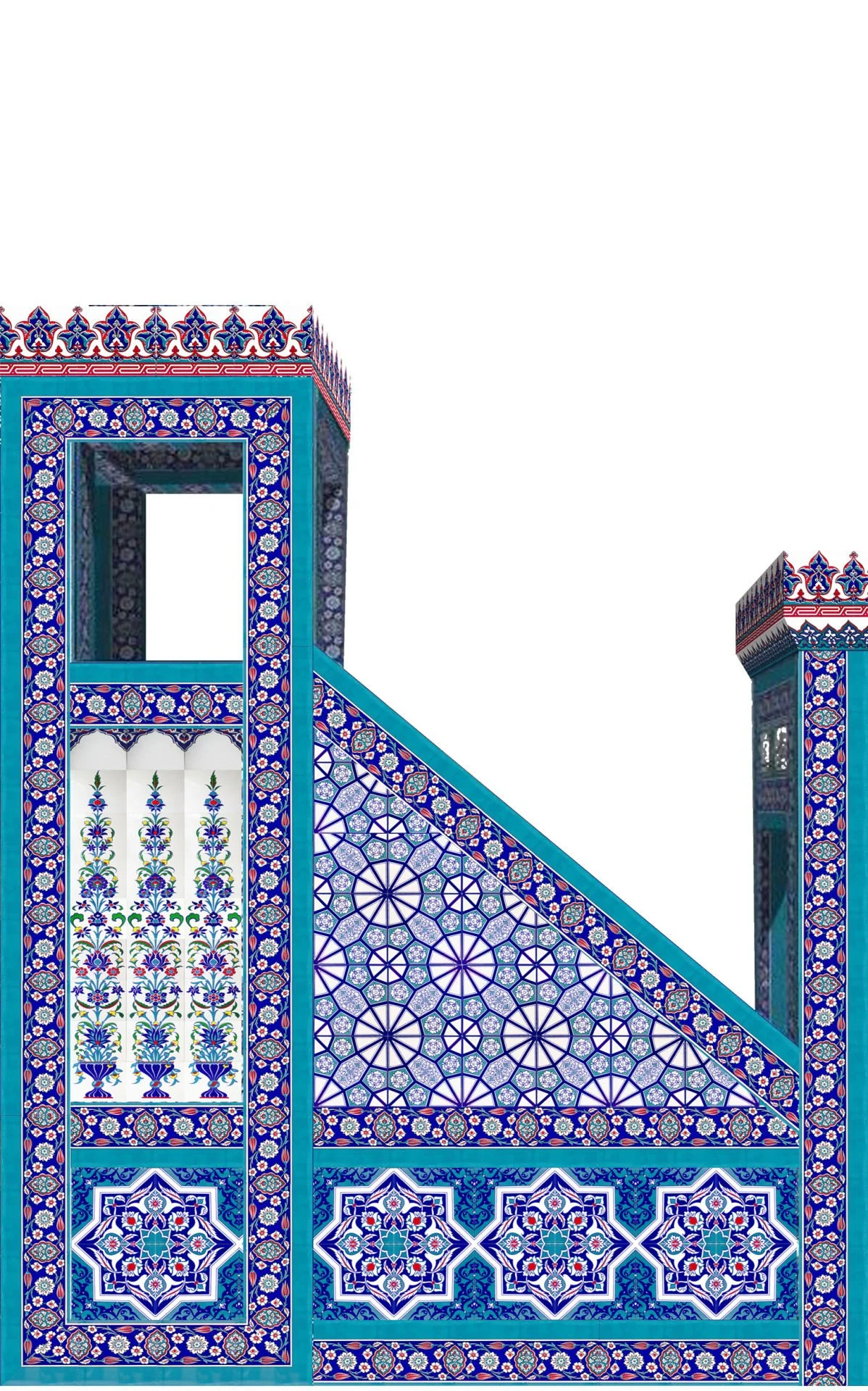 1-Cami Çinisi Minber-220x330
